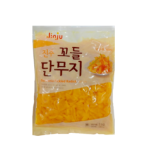 진주햄 진주 꼬들 단무지 1kg(아이스박스 무료 쫄깃 단무지), 1개