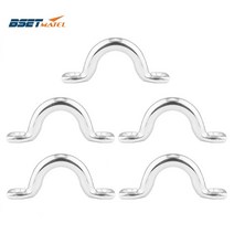 5pcs ss 316 bimini 보트 탑 패드 아이 스트랩 카약 데크 루프 타이 다운 앵커 포인트 footman 39s loo 해양 하드웨어