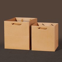 [A267M]크라프트 무지 종이 가방 쇼핑백 25x25x25cm DD-103179990259EA, M9A_ 본상품선택