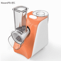 Maxand자동 야채 슬라이스 채칼 다지기 오토 강판 채썰기, 오렌지