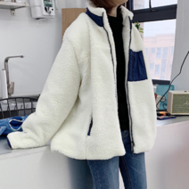 여자 오버핏 양털집업 뽀글이자켓 후리스 A001