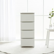 리빙앤트리 홈 스타일 DIY 서랍장 M 4단 화이트, 1