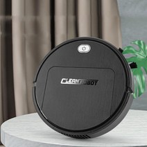 미니로봇청소기 흡입로봇청소기 스마트 로봇 진공 청소기 홈 세척 걸레 나무 바닥 카펫, 검은색