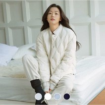 [지오다노] 372909 여 퀼팅 크롭 경량 자켓 05372909