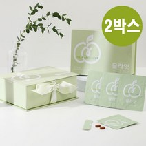 올라잇 그린다이어트 30포 2박스 애플페논 체지방 풋사과, 2개