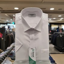 NC불광점 레노마 셔츠 # 초 ** 구김없고 시원한 모달(텐셀) 일반핏 깔끔한 화이트 반팔 셔츠 RMUSGP-905WH-555