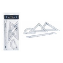 헬릭스)자/각도기 세트(30cm자+삼각자2종+각도기)