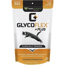 고양이용 VetriScience GlycoFlex Plus Soft Chews Joint Supplement for Cats 30-count