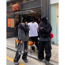 아카이브 바이브 스타일 하이 스트리트 닌자가디건 후드 스웨터 테크웨어 트렌디 워시 재킷