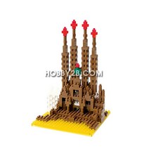 KAWADA [나노블럭] 사그라다파밀리에(Sagrada Familia) 550조각