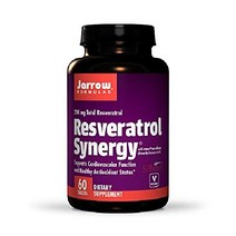 자로우 포뮬러스 레스베라트롤 시너지 Jarrow Formulas Resveratrol Synergy 200 mg 60정 퀘르세틴 프테로스틸벤, 레스베라톨 시너지, 60 카운트(1팩)