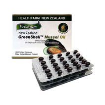 Healthfarm Green Mussel Oil 13750mg 헬스팜 초록홍합오일 13570mg 200캡슐, 200, 1통