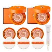DPC 핑크 아우라 쿠션 에스에이 본품2+리필3+아이크림, 23호, 시즌6 본품2+리필3(오렌지/에메