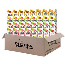 [위드박스] 델몬트 드링크팩 190ml 32개 (사과16+파인애플8+망고8)