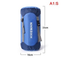 극동계침낭 캠핑 군용 베이스 이불 구스다운 침낭1ps 방수 압축 슬리핑 백 보관 가방 재료 자루 초경량 야, 01 Blue-S