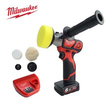 밀워키 12V 무선 미니 광택기 6.0배터리 1개 세트 자동차 폴리셔 셀프세차