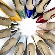 에나멜 스틸레토힐 9cm힐 비비드 하이힐 에나멜구두