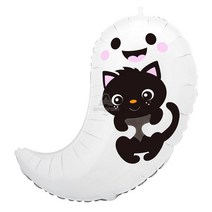 [ANAGRAM] 할로윈은박풍선 주니어쉐입 [고스트 앤 키티 큐트], 단품