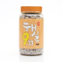해월햇살죽염 9회 흰죽염 대자(콩알크기)알갱이 500g, 1개