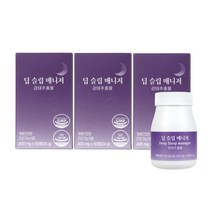 위바이옴 딥 슬립 매니저, 60정, 24g, 3개