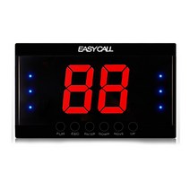 이지콜 호출벨 + 수신기 세트 (번호표 공짜) 올블랙, 8) EY-2001 모니터 + 호출벨 블랙 25개