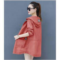 여성 여름 자외선차단 점퍼 후드 자켓 빅사이즈 ZHY723ltt724FS02