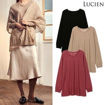 루시앙 캐시블렌딩 판초니트 3종