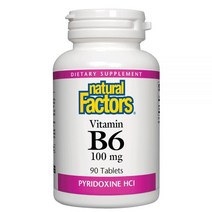 Natural 팩터s 비타민 B6 100mg 90정