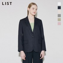 리스트 린넨 베이직 원버튼 재킷 TWWJKM62030
