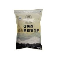 산아래토종우리밀가루 앉은뱅이 백밀가루 박력분, 8개, 1kg