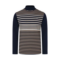 엠바골프 남성 스트라이프배색폴라 M224MTS002