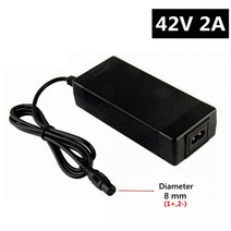완속홈충전기42V 2A 전기 스쿠터 충전기 Hoverboard 균형 휠 36V 2A 전기 자전거 Li 배터리 충전기 샤오미, For M12_미국