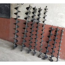 땅파는기계 뿌레카 천공기 구굴기 땅파기 휴대용 파이프 파일 굴삭기 굴착기 디그 파일 코어 구멍 토양, 06 D18cmX1.5m bit