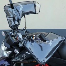 DsdMat 겨울 배달 오토바이 바이크 토시 방한 방수 손잡이 커버, 블랙