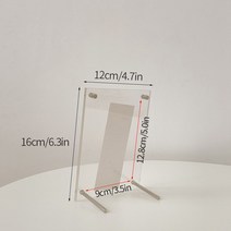 거실액자 아크릴 사진 프레임 마그네틱 액자 Kpop 아이돌 포토카드 홀더 CD 앨범 디스플레이 스탠드 데스크탑 장식, 02 S2 photo frame, As Picture Show