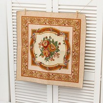 원단킹 컷트지) 에스닉 풍 샤- 조직 엔틱 쿠션 방석 컷트지 58cm x (5301951)