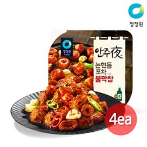 [청정원] 안주야 불막창 160g x 4개, 상세 설명 참조, 상세 설명 참조