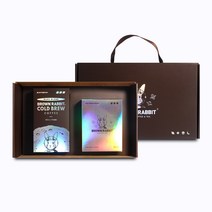 브라운래빗 드립백 콜드브루 커피 선물세트, 드립백 커피 7p   콜드브루 커피 10p, 1세트