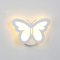 LED 나비 잎 벽 빛 램프 홈 장식 밤 거실 침실 주방 복도 계단, 05 butterfly_01 WHITE