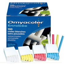 오미야 탄산분필 1갑 100자루 백색 수업 칠판 학교, 빨강