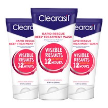 클리어라실 래피드 레스큐 딥 트리트먼트 워시 비저블 리절트 12 아워, 3개, 200ml