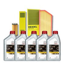 도요타 뉴캠리 12~17년 순정 엔진오일 교환 세트, 2.5 XLE [2AR], 1L, 5통