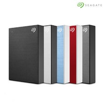 씨게이트 One Touch HDD 데이터복구 외장하드+파우치, LightBlue, 1TB