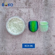 Boko도매 0.2 그람 오로라 파우더 카멜레온 매니큐어 플래시 크롬 네일 접착제 원료 편광 네온 안료 인어, KCH-06
