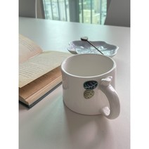 [철수네도예공방]빈티지한 새가 앉은컵 도자기 머그컵 핸드메이드, 안함