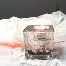 달빛마녀캔들 (2set 키트) 화이트산호 바다젤캔들 홀더 DIY 만들기 재료, 1세트, 유칼립투스