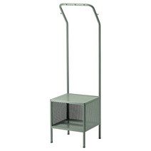 이케아 NIKKEBY 니케뷔 옷걸이행거 그레이그린 40x142 cm 404.476.97