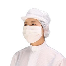 QPRO C-1 크린룸 제전 방진모자, 스카이블루S, 스카이블루S