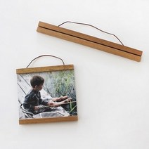 바보사랑 우드 행잉액자 프레임.홈앳, L(40cm)