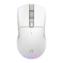 앱코 HACKER PAW3335센서 유무선 올라운더 게이밍 마우스, H100, 화이트